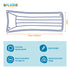Inflatable Water Lounger Mat - Yellow